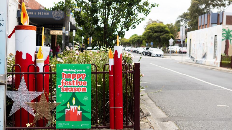 Christmas shopping in Elsternwick Village