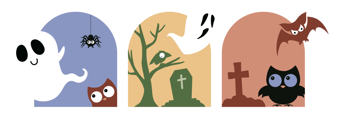 Halloween windows