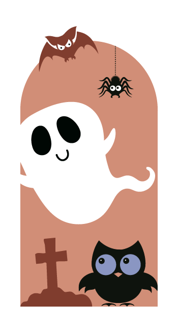 A Halloween ghost